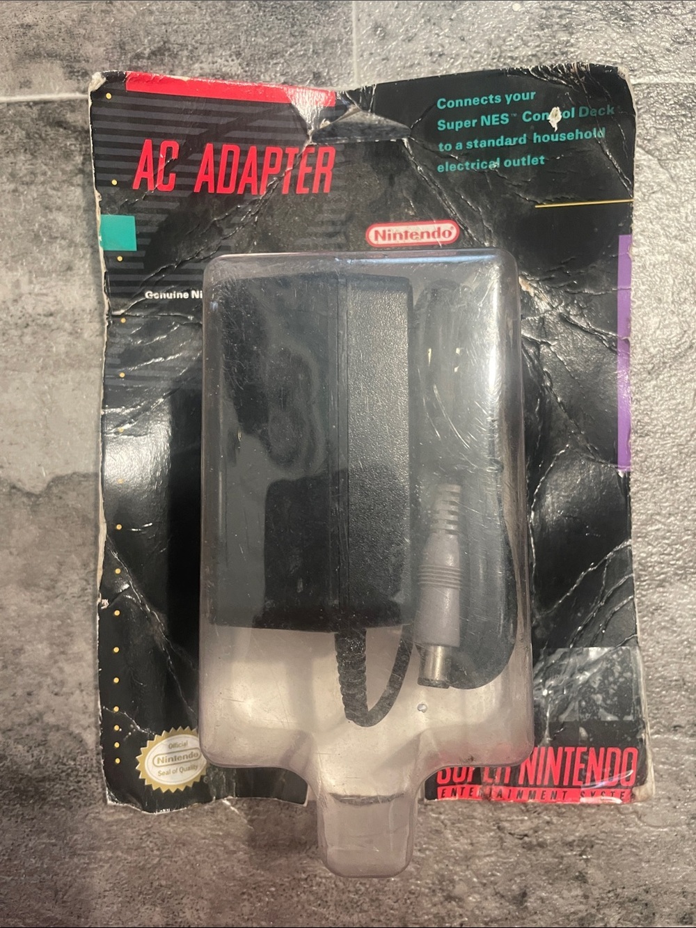 vintage Nintendo Super Nintendo Entertainment System AC adapter